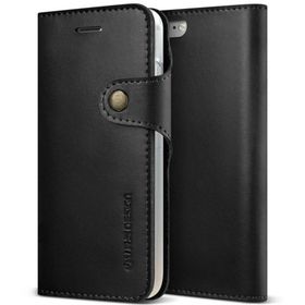 Vrs Design iPhone 8-7 Black Native Diary Deri Kılıf