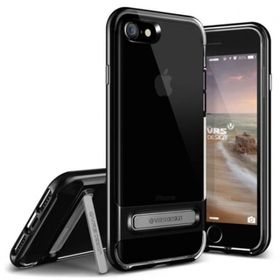 Vrs Design iPhone 8-7 Crystal Bumper Jet Black Kılıf