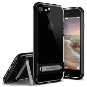 Vrs Design iPhone 8-7 Crystal Bumper Jet Black Kılıf