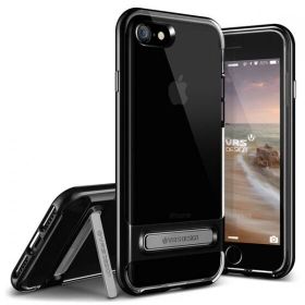 Vrs Design iPhone 8-7 Crystal Bumper Jet Black Kılıf