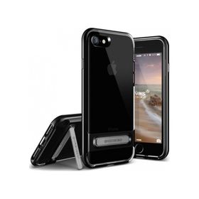 Vrs Design iPhone 8-7 Crystal Bumper Jet Black Kılıf
