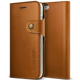 Vrs Design iPhone 8-7 Native Diary Brown Kılıf