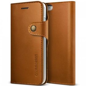 Vrs Design iPhone 8-7 Native Diary Brown Kılıf