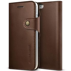 Vrs Design iPhone 8-7 Native Diary Dark Brown Kılıf