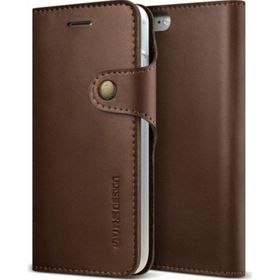 Vrs Design iPhone 8-7 Native Diary Dark Brown Kılıf
