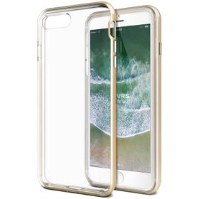 Vrs Design iPhone 8 Plus 7 Plus Metallic Black New Crystal Bumper Kılıf