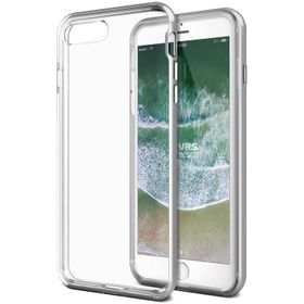 Vrs Design iPhone 8 Plus 7 Plus Metallic Black New Crystal Bumper Kılıf