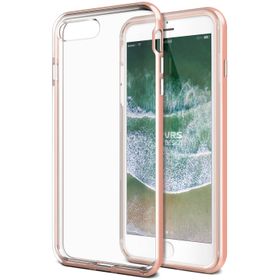 Vrs Design iPhone 8 Plus 7 Plus Metallic Black New Crystal Bumper Kılıf
