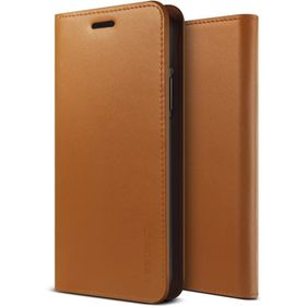 Vrs Design iPhone X Genuine Leather Brown Kılıf