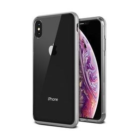 Vrs Design iPhone Xs Max Steel Silver Crystal Bumper Kılıf