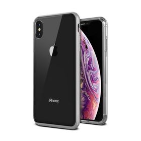 Vrs Design iPhone Xs Max Steel Silver Crystal Bumper Kılıf