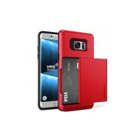 Vrs Design Samsung Galaxy Note FE Fan Edition Damda Glide Crimson Red Kılıf
