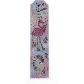 Vuki Flamingo Simli Sulu Pembe Kitap Ayracı