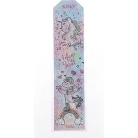 Vuki Unicorn Simli Sulu Pembe Kitap Ayracı