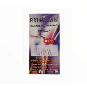 Vurgun 80 gr 7 İğneli Mor Simli Organze Çapari