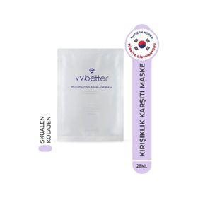 Vvbetter Rejuvenating Squalane Mask Centella Asiatica Madecassoside Hyaluronic Acid Kore 28 ml Yüz Maske