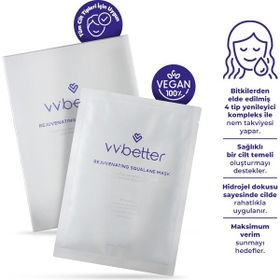 Vvbetter Rejuvenating Squalane Mask Centella Asiatica Madecassoside Hyaluronic Acid Kore 5'li Yüz Maskesi