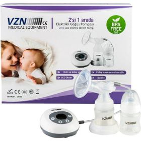 VZN Tekli Elektrikli Çift Biberon Göğüs Süt Sağma Pompası