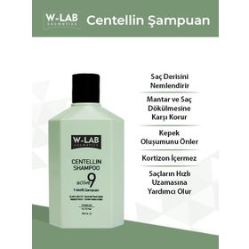 W- LAB 250 ml Kozmetik Centellin 9 Aktifli Şampuan
