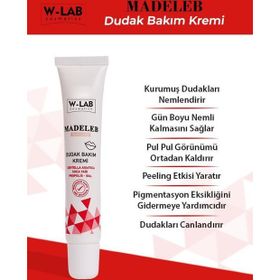 W-Lab Cosmetics Madeleb 20 ml Dudak Kremi