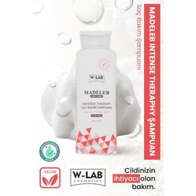 W-Lab Kozmetik Madeleb Intense Therapy 300 ml Keratin Şampuan