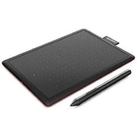 Wacom One CTL-472-N Uyumlu Creative USB 3600 W Baskıya Duyarlı Kalem Siyah Pen Çizim Tableti