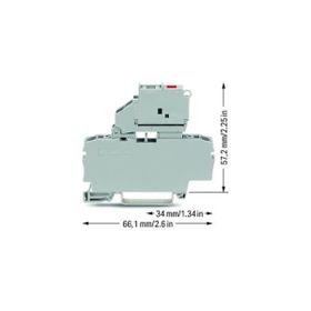 Wago 2002-1611/1000-541 50 Adet 2.5-4 mm2 12-30V Ledli Sigortalı Klemens