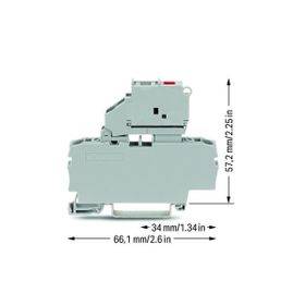 Wago 2002-1611/1000-541 50 Adet 2.5-4 mm2 12-30V Ledli Sigortalı Klemens