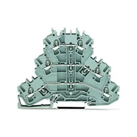 Wago 2002-3201 50 Adet 2.5-4 mm2 3 Katlı Köprülenebilir Ray Klemens