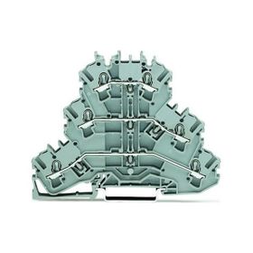 Wago 2002-3201 50 Adet 2.5-4 mm2 3 Katlı Köprülenebilir Ray Klemens