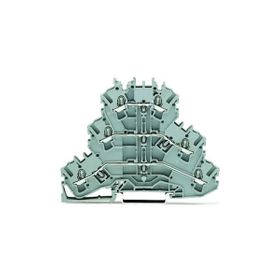 Wago 2002-3201 50 Adet 2.5-4 mm2 3 Katlı Köprülenebilir Ray Klemens