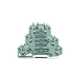 Wago 2002-3201 50 Adet 2.5-4 mm2 3 Katlı Köprülenebilir Ray Klemens