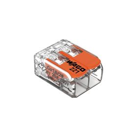 Wago 221-412 100 Adet 2x4 mm2 Buat ve Çok Amaçlı Klemens