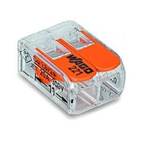Wago 221-412 2x4 mm Tırnaklı Buat Klemensi