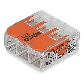 Wago 221-413 50 Adet 3x4 mm2 Buat ve Çok Amaçlı Klemens