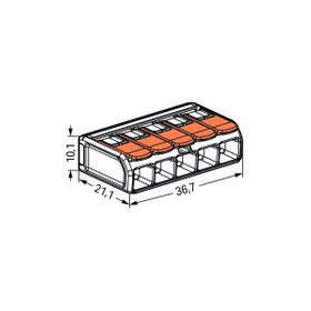 Wago 221-615 15 Adet 6 mm2 Buat ve Çok Amaçlı Klemens