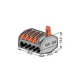 Wago 222-415 40 Adet 5x2.5 mm2 Buat ve Çok Amaçlı Klemens