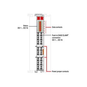 Wago 750-1504 24V DC 16 Kanal Dijital Çıkış Modülü