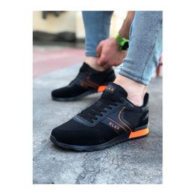 Wagoon WG014 Siyah Turuncu Erkek Spor Ayakkabı