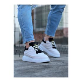 Wagoon WG094 Beyaz Siyah Erkek Casual Ayakkabı