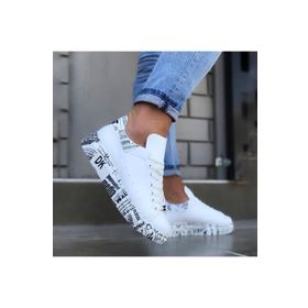Wagoon WG501 Beyaz Çok Renkli Erkek Casual Ayakkabı