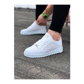 Wagoon WG505 Beyaz Delikli Erkek Casual Ayakkabı