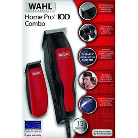 Wahl 1395 1395_0466 Homepro 100 Combo Kablolu Kırmızı Saç Kesme Makinesi + Mini Düzeltici