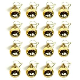 Walke Gold 4 cm 24'lü Cici Top Yılbaşı Çam Ağacı Süsü