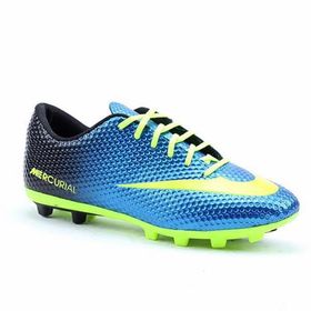 Walked Erkek Çocuk Mavi Krampon Çim Futbol Ayakkabı