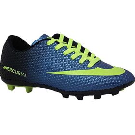 Walked Erkek Çocuk Mavi Krampon Çim Futbol Ayakkabı