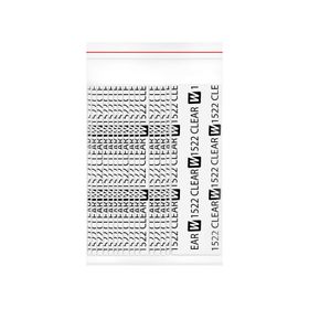 Walker Tape 1522 Clear Düz 1x3 inç 2.5x7.5 cm 36 Adet Protez Saç Bandı