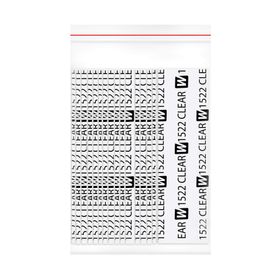 Walker Tape 1522 Clear Düz 1x3 inç 2.5x7.5 cm 36 Adet Protez Saç Bandı