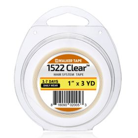 Walker Tape 1522 Clear Roll Tape Rulo 3 Yds 2.74 m Protez Saç Bandı