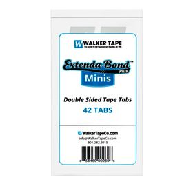 Walker Tape Extenda Bond Plus Mini's Delikli 3/4 x 1 1/2 inç 2x1.25 cm Protez Saç Bandı